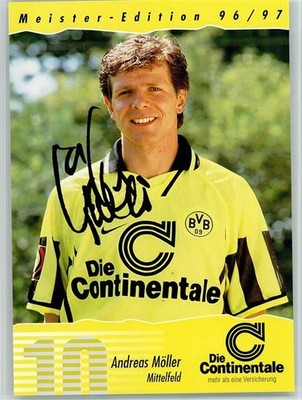 40125762 - Andreas Moeller Borussia Dortmund Deutscher Meister 1996 Fussball