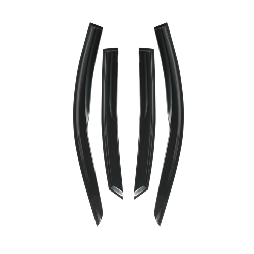 4pcs Window Vent Visor Sun Rain Guard Deflector Mugen For 2016-2020 Honda Civic - Picture 2 of 9