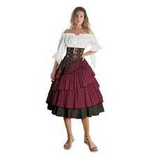 Women's Pirate Costume Retro Renaissance Cosutmes Women 3X-Large Z2886rdst