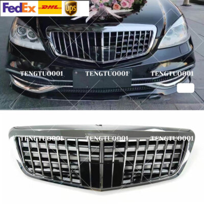 Chrome Front Bumper Grille For Mercedes S class W221 S65 S63 06-13 | eBay
