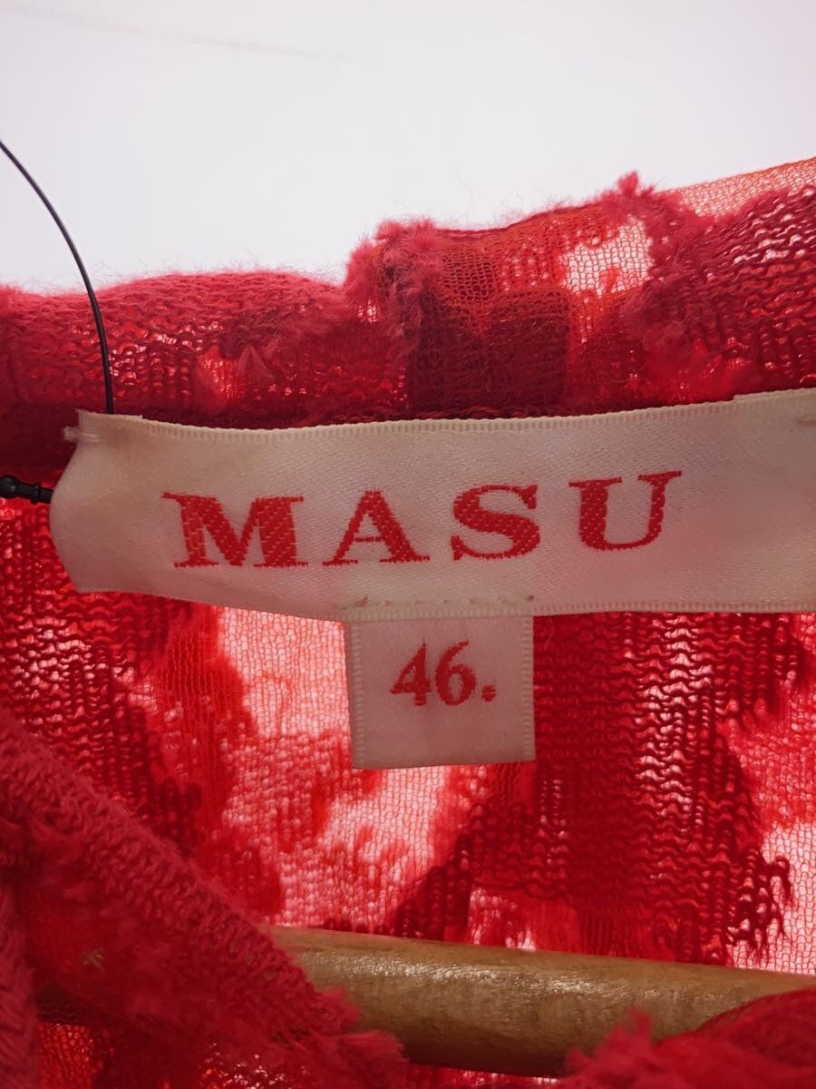MASU Hoodie 46 Cotton Red Plain MFFW-CS0123 23AW ANGEL LACE Used 