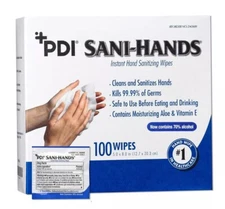 PDI Sani-Hands Sanitizing Wipe Individual Packet 100 per Box (exp.09/2026)
