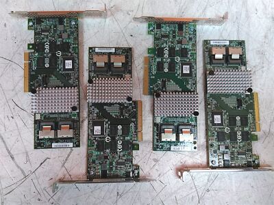 Lot of 4 LSI 9750-8i SAS PCIe RAID Controller Card