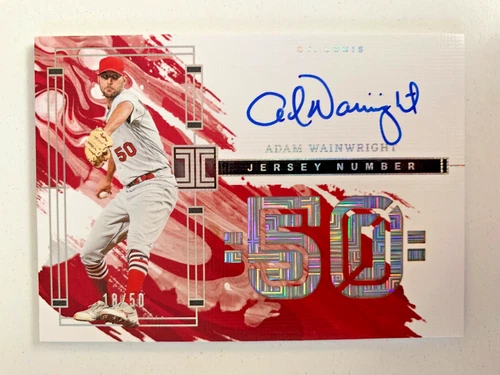 2024 Panini Impeccable auto ADAM WAINWRIGHT #ed 18/50! St. Louis Cardinals