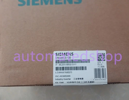 6SL3210-5BB22-2UV1 Siemens V20 inverter brand new - Picture 1 of 1