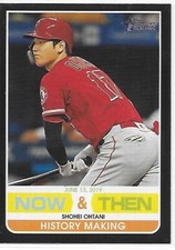 2020 Heritage Baseball HN Now and Then Shohei Ohtani Angels