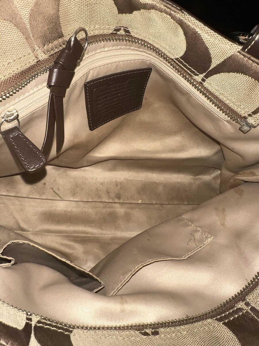 Coach Womens Park Signature Carryall E1220-F19725 Brown Coach Womens Park Signature Carryall E1220-F19725 Brown
