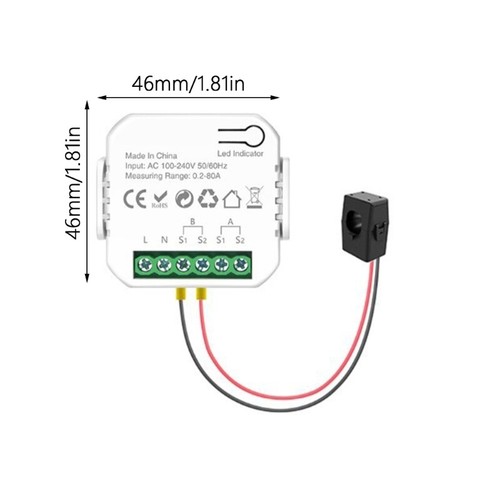 Electricity Consumption Monitors Energy Consumption Meter for Homes Office Use - Picture 8 of 10