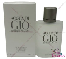 Acqua Di Gio by Giorgio Armani 3.4 oz/100 ml EDT Spray for Men - New in Box