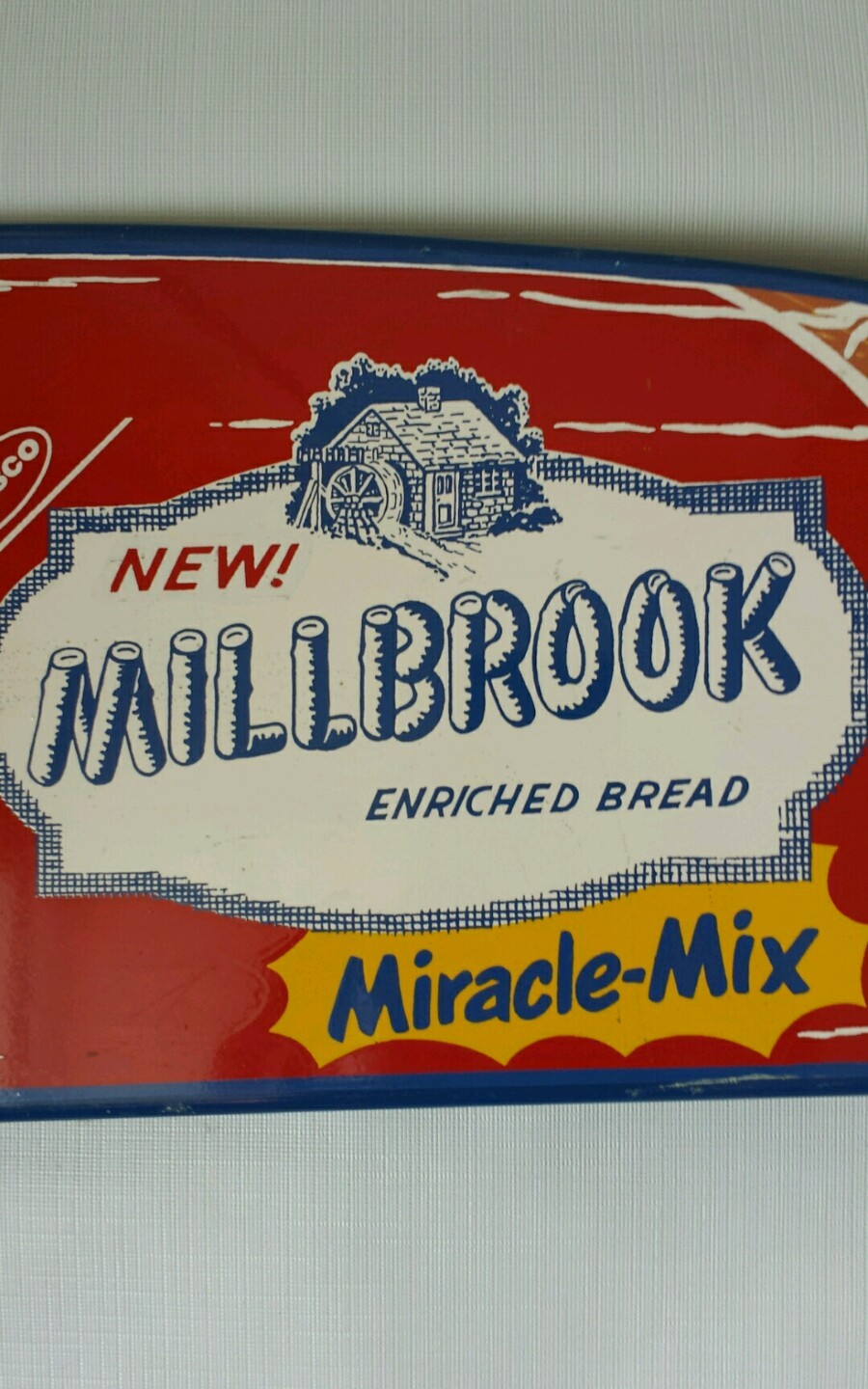 Vintage Rare Nabisco Millbrook Enriched Bread Door Push Country Store Sign eBay