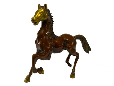 Beautiful Horse With Hand Finished Work On Body Collectible Brass Metal Horse