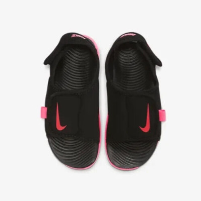 NIKE SUNRAY ADJUST 5 (TD) BLACK / RACER PINK DB9566 002 TODDLER