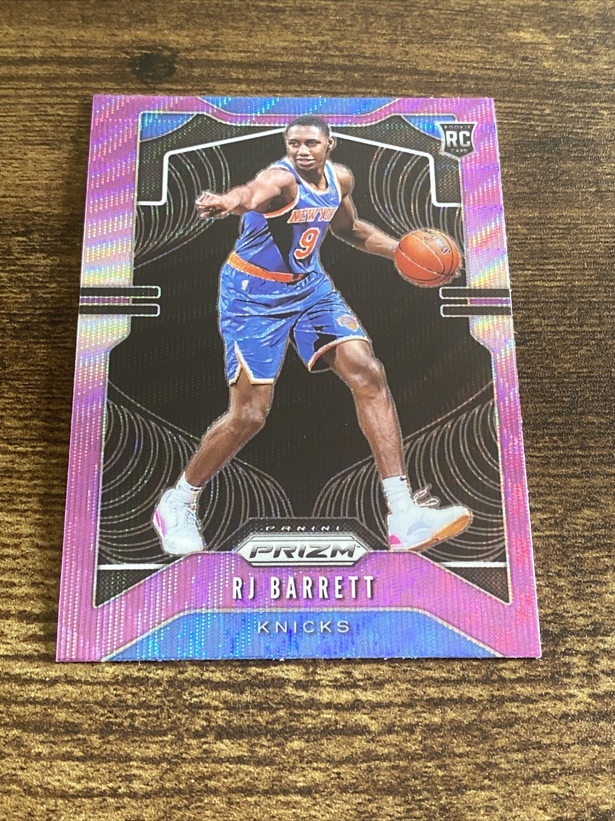 2019-20 Panini Prizm RJ Barrett Rookie New York Knicks #250 Purple Wave D1850*