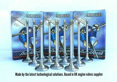 6 INLET 6 EXHAUST VALVES FIT TO BMW 11347539915 N53/N52/M54B30 IN EX