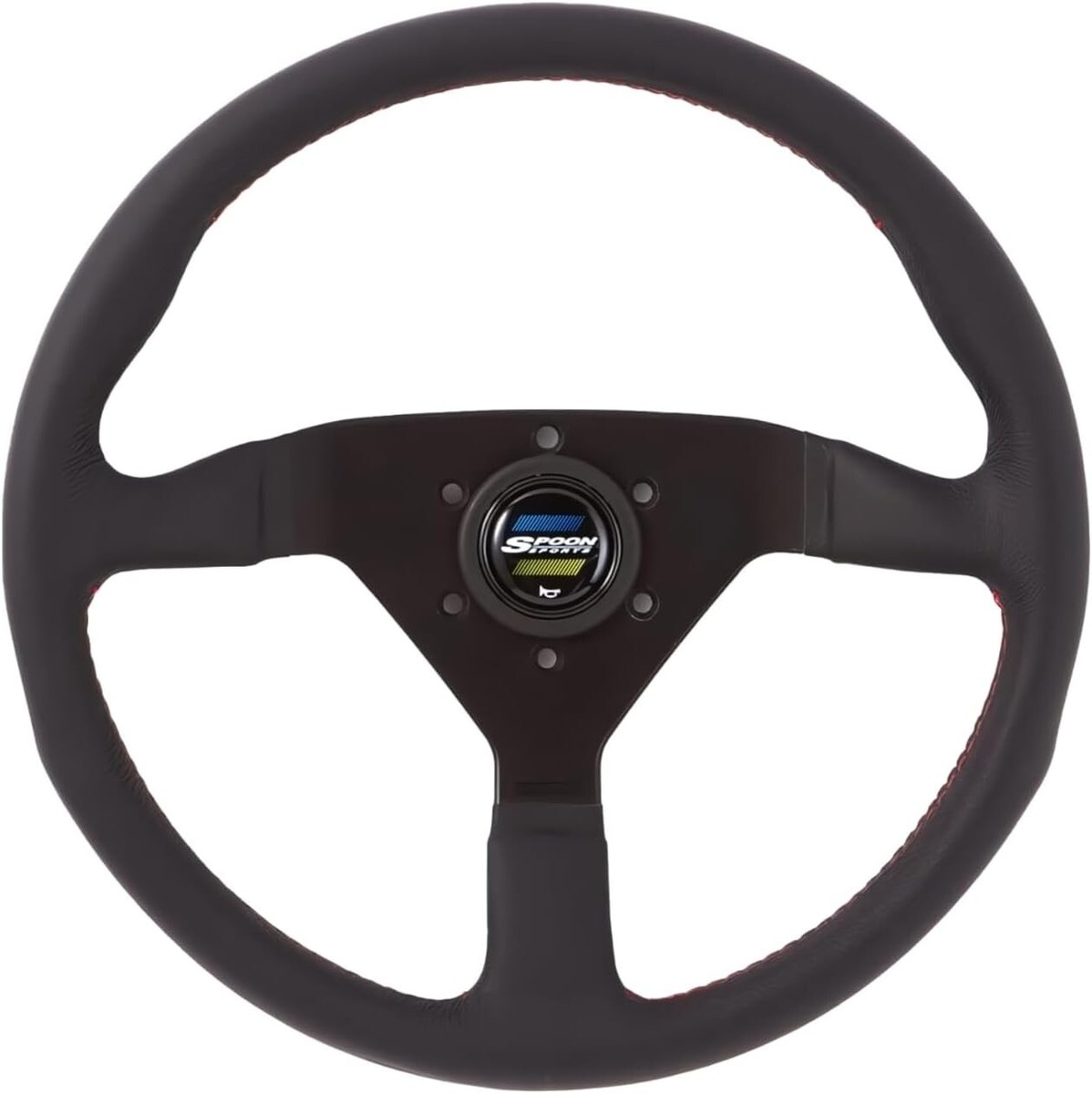 momoステアリング spoon SPOON SPORTS MOMO Leather Steering Wheel for HONDA Universal
