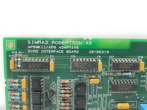 SIMRAD ROBERTSON AP9MKII/AP9 ADAPTIVE GYRO INTERFACE BOARD REV.BA - Picture 2 of 11