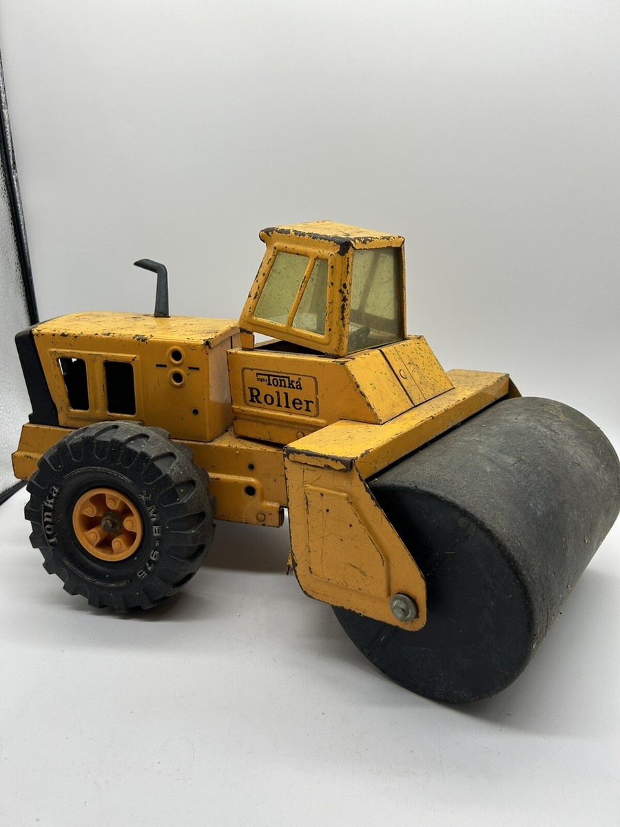 Vintage Orange Mighty TONKA ROLLER ALL Original | eBay