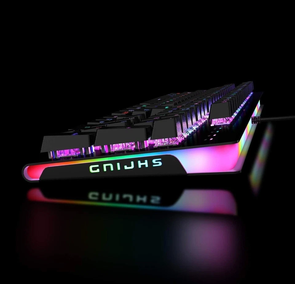 ETROBOT Fully Customizable Mechanical RGB Gaming Keyboard with MX Blue Switches - Image 3 of 4