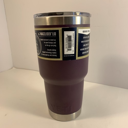 Vaso Yeti Rambler 30 oz con tapa MagSlider púrpura nórdico nuevo - Imagen 5 de 7