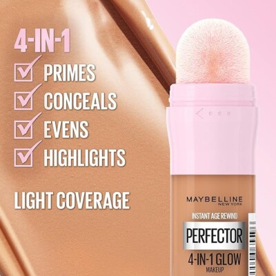 Maybelline Instant Age Rewind Instant Perfector 4-In-1 Glow Makeup - Pick Shade