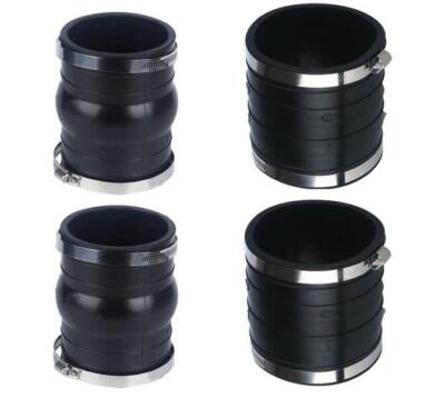 Exhaust Hose Bellows For OMC Volvo Penta 4.3/5.0/5.7L Upper Lower Rubber Coupler