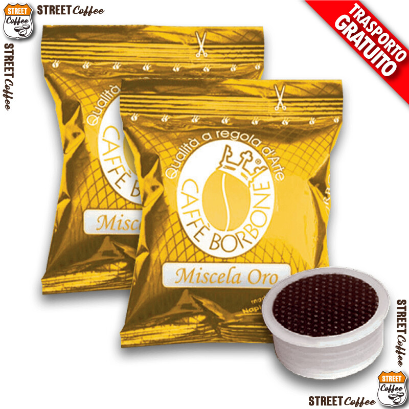 400 Capsule Cialde Caffè Borbone Oro Gialla compatibili Lavazza Espesso Point *