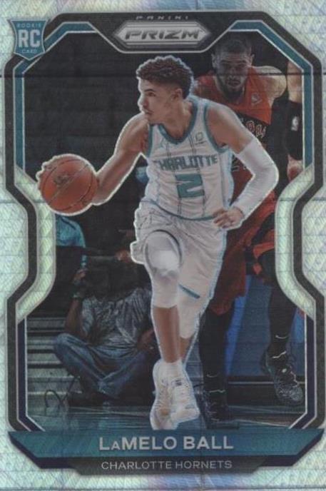 LAMELO BALL PRIZM ROOKIE CARD JERSEY #1 CHARLOTTE HORNETS 2020 Prizm D –  Crusade Sports Cards
