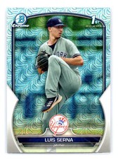 2023 Bowman Chrome #BCP-168 Luis Serna Mojo Refractor 1st Bowman Yankees