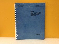 Tektronix 070-6530-00 2221 Digital Storage Oscilloscope Operators Manual