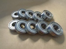 Qty. 10, 6203-ZZ, SST Single Row Bearings