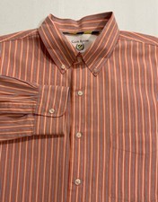 Men's XL Club Room Shirt Long Sleeve Dress Casual Button Down Pocket EUC