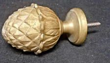Ancienne décoration en Bronze à visser En forme de Pomme de pin