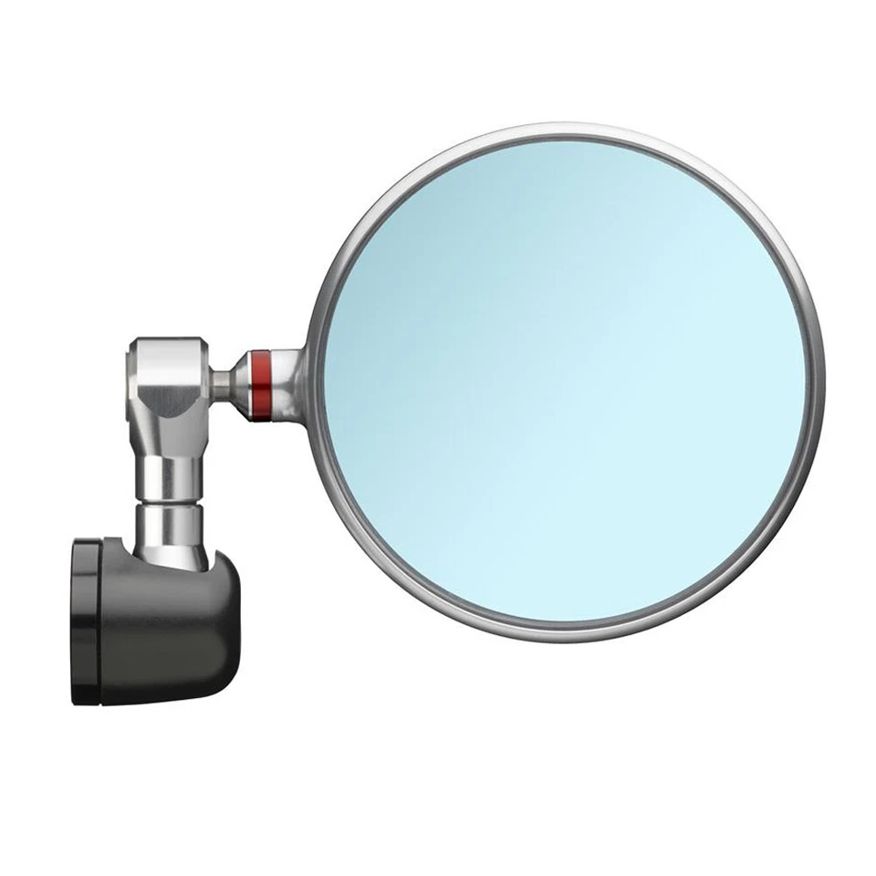 SPECCHIO RETROVISORE DX/SX [RIZOMA] SPY-R (94,5 MM) PER MOTO / ARGENTO - BS294A - Immagine 2 di 4