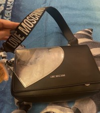 Love Moschino Tasche Schwarz Silber