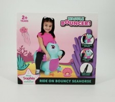 Waddle Friends Bouncer Bounce on Sophia Seahorse Ride Inflatable 2 years