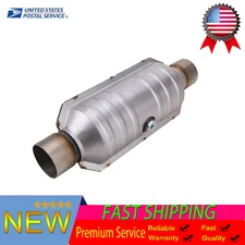 Weld-On 2.5" UNIVERSAL Three-way Catalytic Converter Cat US Fast Shipping