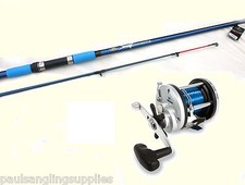 Beachcaster rod 12ft / 3.6mtr & JD300 Multiplier Fishing Reel Line