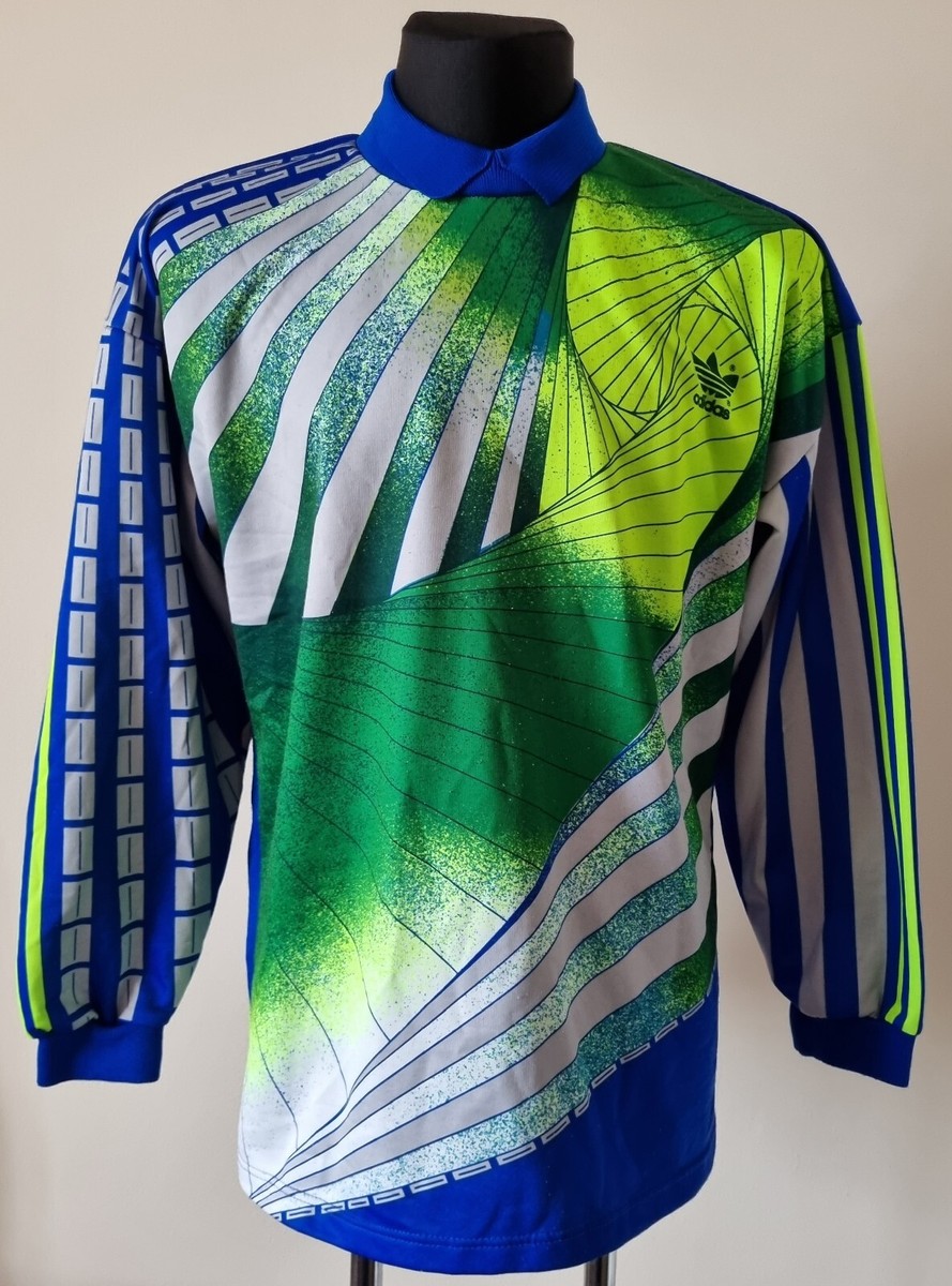 Vintage Adidas Goalkeeper football rare jersey made in Italy