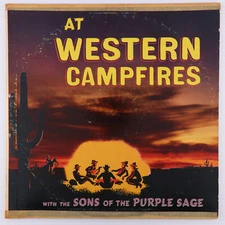 The Sons Of The Purple Sage – At Western Campfires - 1959 Vinyl LP SF-11900