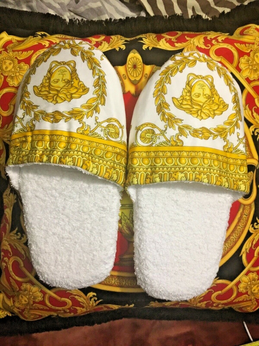 VERSACE SLIPPERS MEDUSA LUXURY LOVER GIFT UNISEX ORIGINAL FAST - Main Image