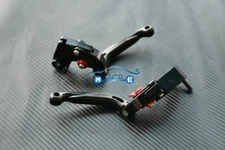 Foldable Folding Brake Clutch Levers Kawasaki NINJA ZX6R ZX636R ZX6RR 00-04 02 B