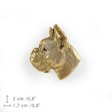 Boxer Head, Pin Art Dog, Limited Edition