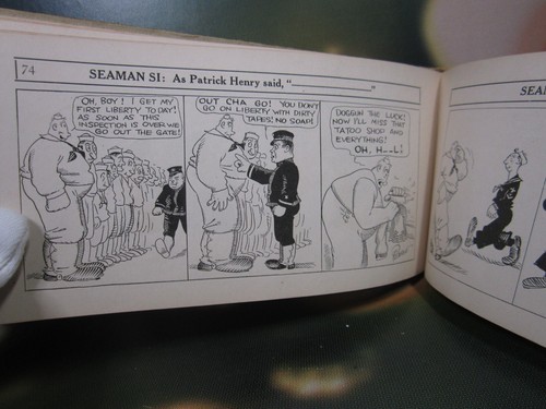 Seaman Si Cartoons About NAVY Perce Pearce GOBS USN Training Great Lakes 1918 - Picture 8 of 11