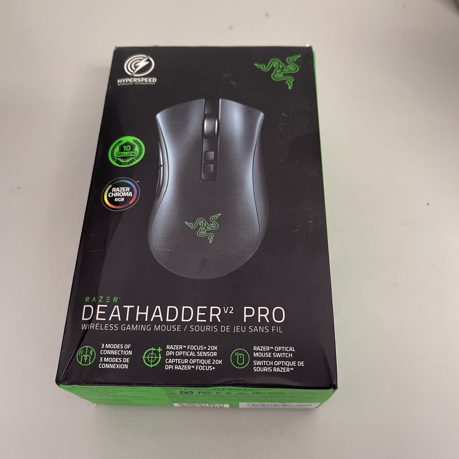 Razer DeathAdder V2 Pro Wireless Gaming Mouse for sale online | eBay