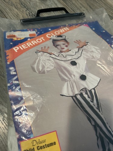 Disfraz Payaso Peirrot Halloween De Colección Para Niños Talla M 8-10 Muy Bonito - Imagen 3 de 9