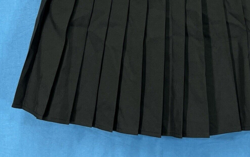 Nwt YOZY Black PLEATED Poly Twill SIDE-ZIP Built-In Shorts TENNIS Skirt Skort M - Picture 4 of 6