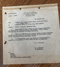 WW2 Original Document Soldiers Estate WW2 #6
