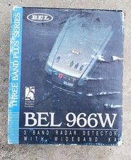 Bel 966W 3 Band Radar Detector With Wide and K A
