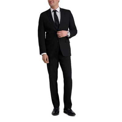 J.M. Haggar mens Sharkskin Premium Tailored- Fit Stretch Separate Coat Busine...