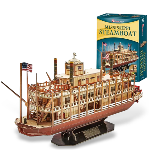 3D Wooden Puzzle Vessel Ship Model Building Kits Kids Gift Assemble Toys DIY - Picture 2 of 6